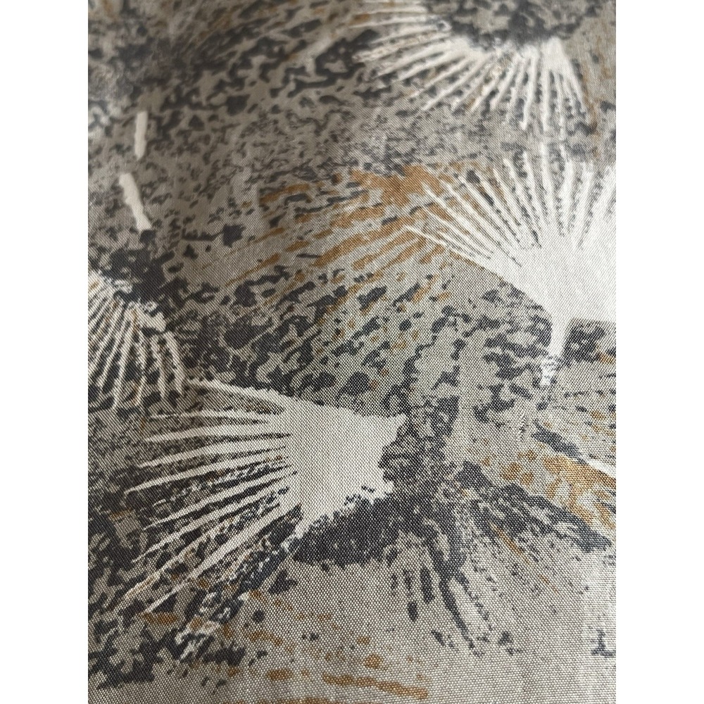 Vintage Firethorn 100% Silk Button-Up Shirt – Abstract Desert Palm Print (XL) - Picture 6 of 9